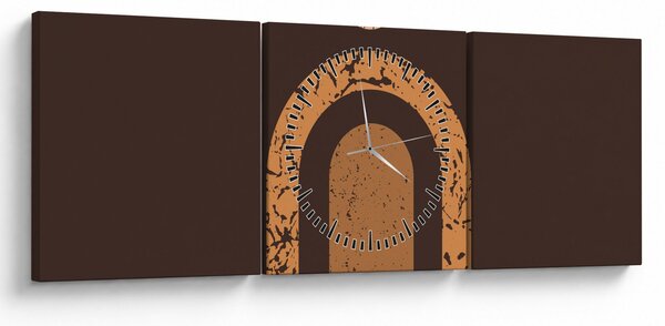 Slika - Narančasti lukovi N⁰3 (sa satom) (90x30 cm)