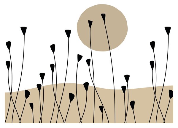 Slika - Grafička livada N⁰2 (70x50 cm)