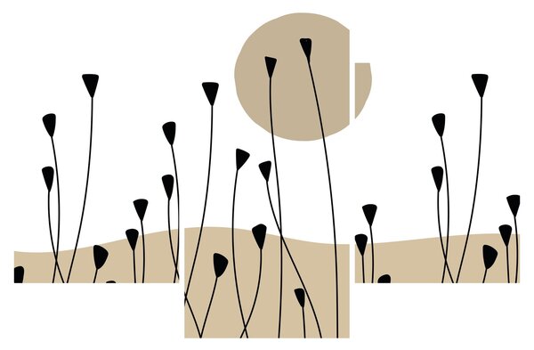 Slika - Grafička livada N⁰2 (90x60 cm)