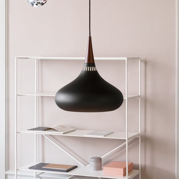 Viseće Svjetiljka FRITZ HANSEN, Orient P2, prigušiv, Crno, Dnevna soba, Metal, Dizajn