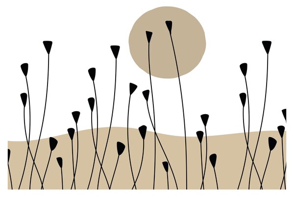 Slika - Grafička livada N⁰2 (90x60 cm)