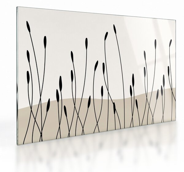 Staklena slika - Grafička livada N⁰3 (70x50 cm)