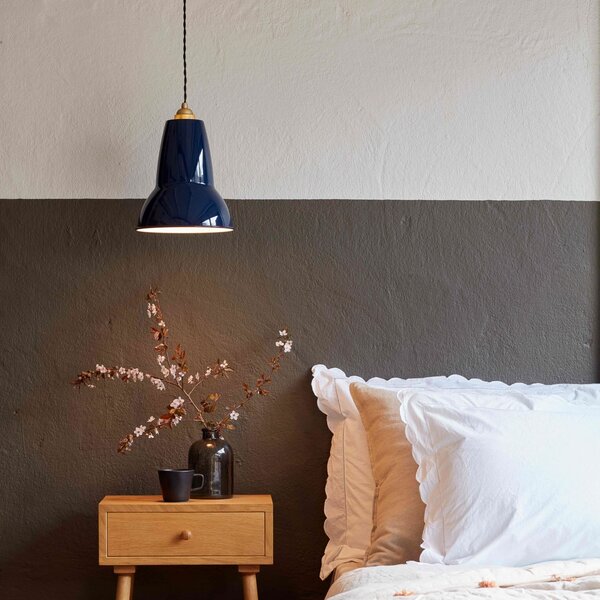 Viseće Svjetiljka Anglepoise, Original 1227 Brass Midi, prigušiv, Plava, Dnevna soba, Metal, Dizajn