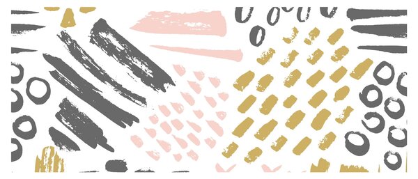 Slika - Apstraktni potezi (120x50 cm)