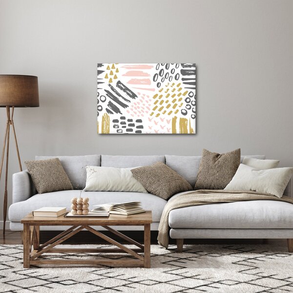 Slika - Apstraktni potezi (70x50 cm)