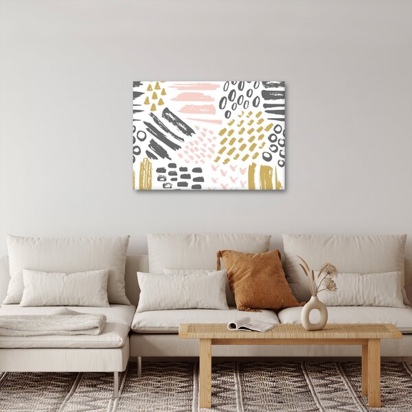 Slika - Apstraktni potezi (70x50 cm)