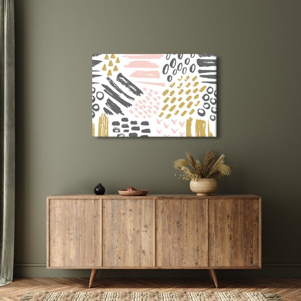 Slika - Apstraktni potezi (90x60 cm)