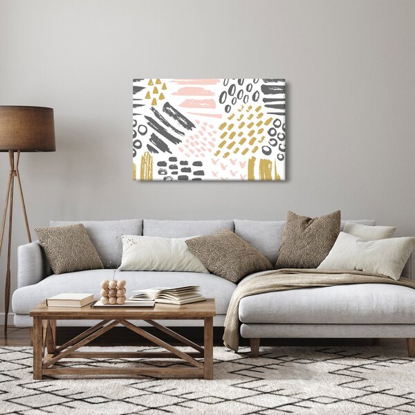 Slika - Apstraktni potezi (90x60 cm)