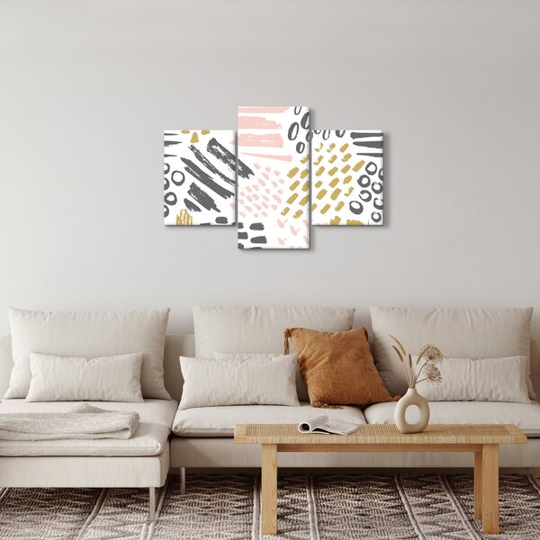 Slika - Apstraktni potezi (90x60 cm)