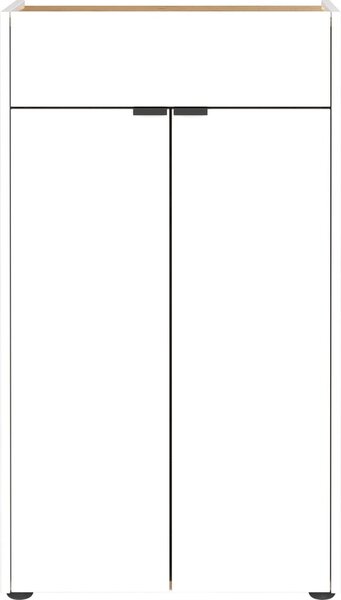 Bijeli visok kupaonski ormarić 60x98 cm Forano – Germania