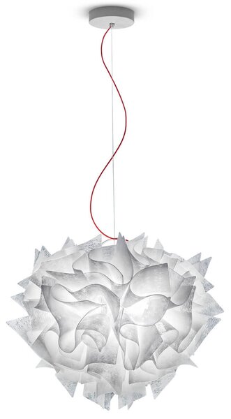 Viseće Svjetiljka Slamp, Veli Couture, prigušiv, Bijela, Dnevna soba, Plastika, Dizajn