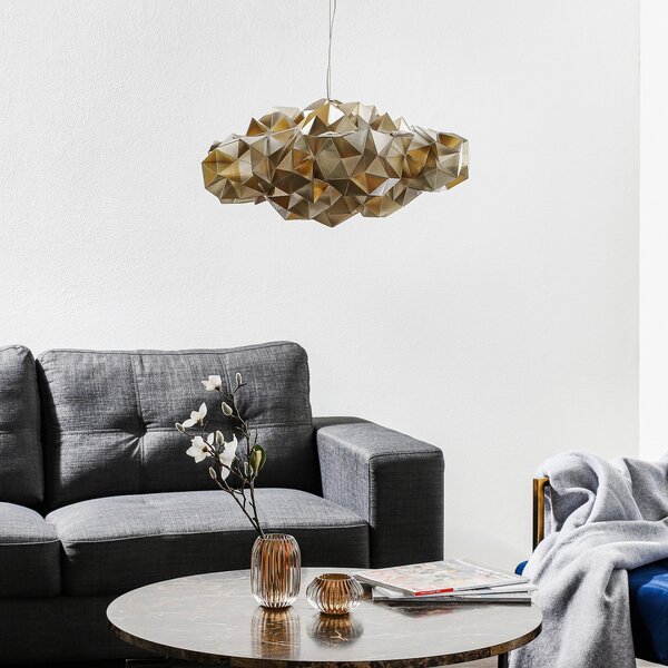 Viseće Svjetiljka Slamp, Drusa, Bež, Dnevna soba, Plastika, Dizajn