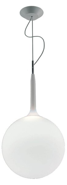 Viseće Svjetiljka Artemide, Castore, prigušiv, Bijela, Dnevna soba, Staklo, Dizajn