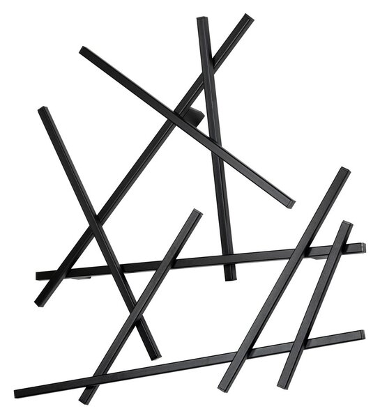 Crna metalna zidna vješalica 79 cm Matches – Spinder Design