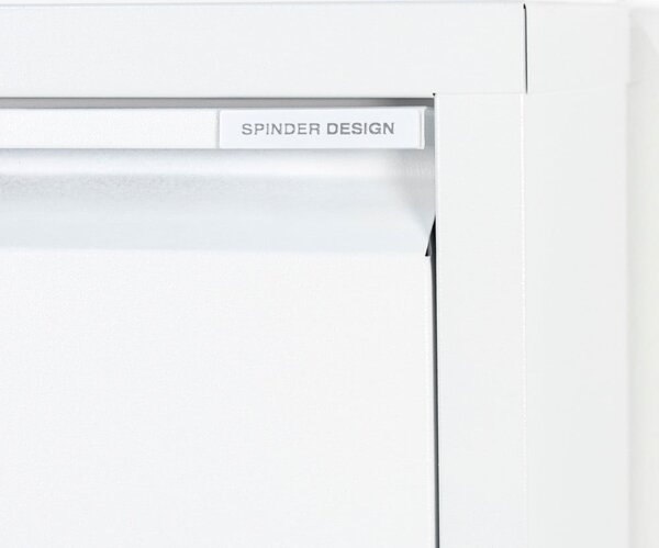 Bijeli metalni preklopni ormarić za cipele 75x77,5x22,5 cm Billy – Spinder Design
