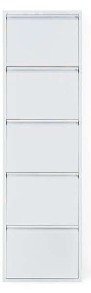 Bijeli metalni preklopni ormarić za cipele 50x169x15 cm Billy – Spinder Design