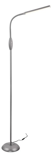 Siva LED stojeća svjetiljka (visina 145 cm) Toro – Trio
