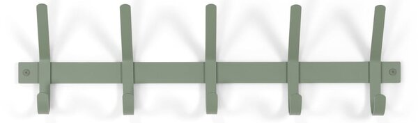 Prljavo zelena metalna zidna vješalica 70 cm Dexter – Spinder Design