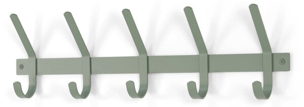 Prljavo zelena metalna zidna vješalica 70 cm Dexter – Spinder Design