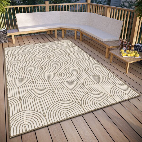 Smeđi vanjski tepih 160x230 cm Pangli Linen – Hanse Home