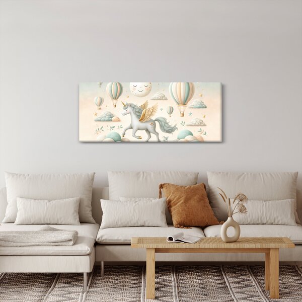 Slika - Sretni jednorog (120x50 cm)