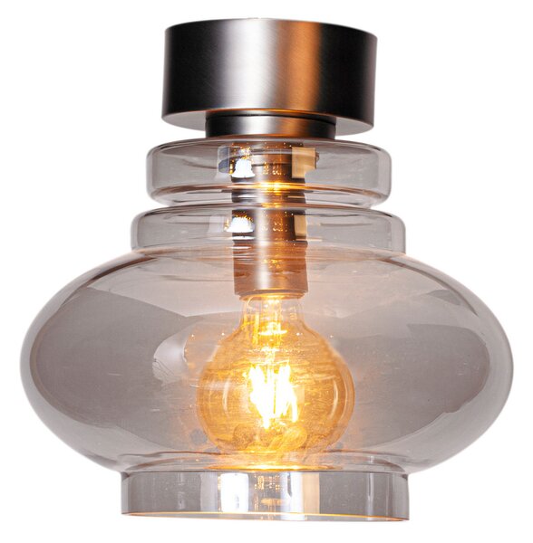 Stropne Svjetiljka By Rydéns, Dolores, prigušiv, Sivo, Dnevna soba, Staklo, Skandinavski
