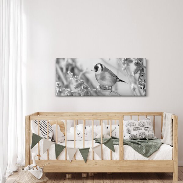 Slika - Ptica zimi (120x50 cm)