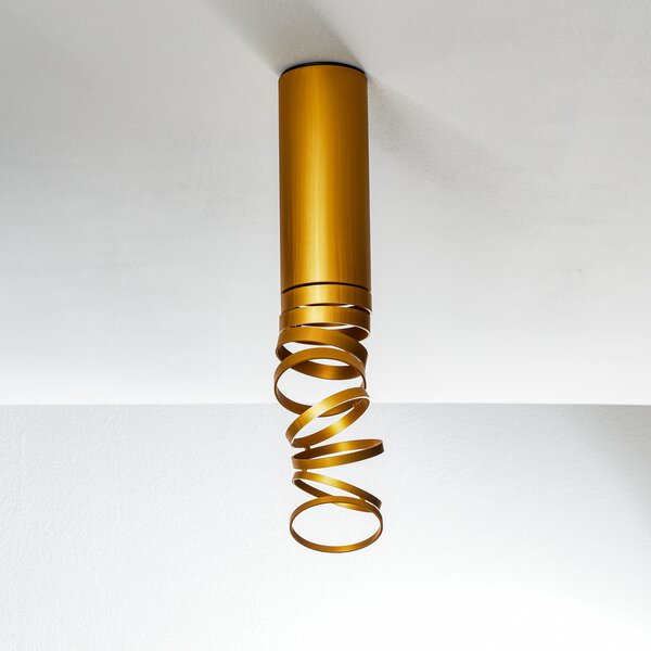 Stropne Svjetiljka Artemide, Decomposé, Zlato / mjed, Dnevna soba, Metal, Dizajn