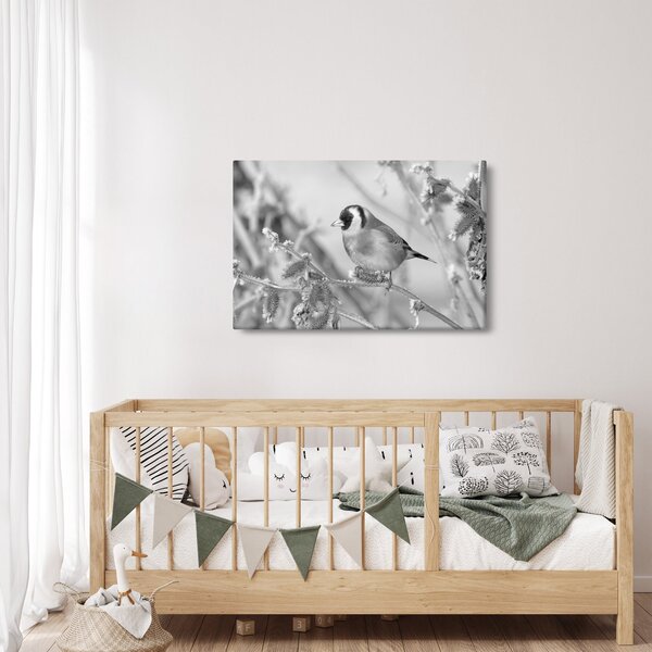 Slika - Ptica zimi (90x60 cm)