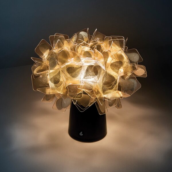 Stolne Lampa Slamp, Clizia Mama Non Mama, prigušiv, Zlato / mjed, Dnevna soba, Plastika, Dizajn