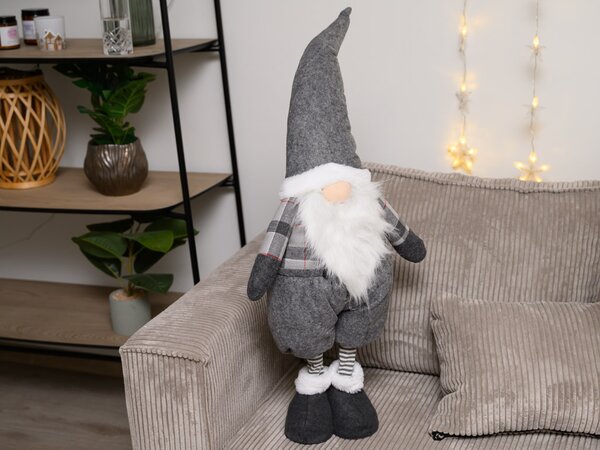 Ukrasni patuljak GNOME 90 cm, sivi
