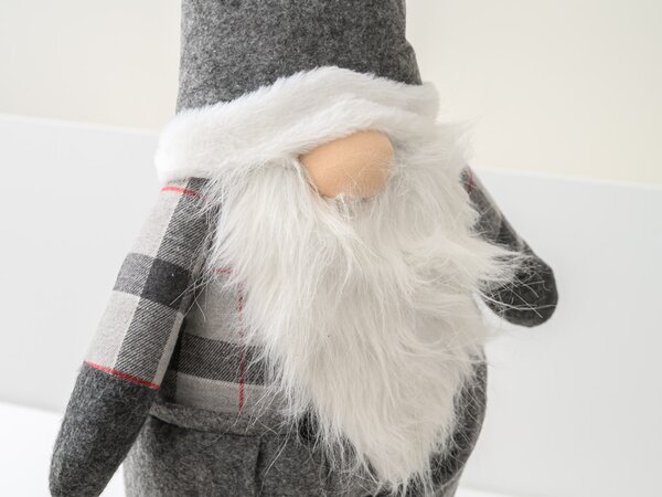 Ukrasni patuljak GNOME 90 cm, sivi
