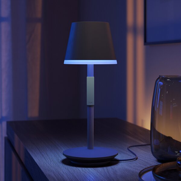 Vanjske Svjetiljka Philips Hue, Hue Go, prigušiv, Crno, Dnevna soba, Metal, Moderan