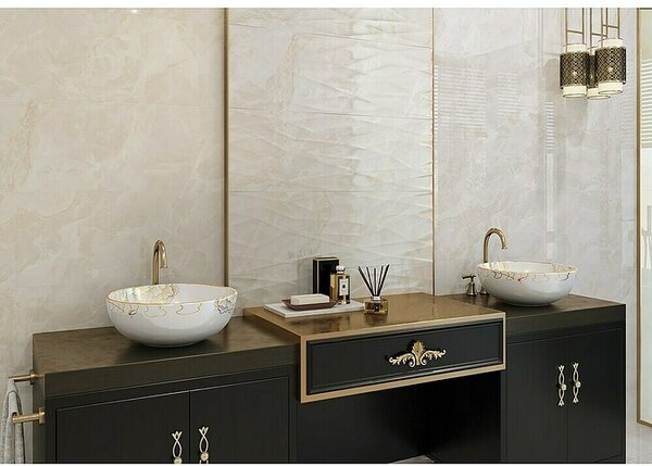 Halcón Zidna pločica Fame Ivory Brillo (90 x 30 cm, Bjelokost, Sjaj)