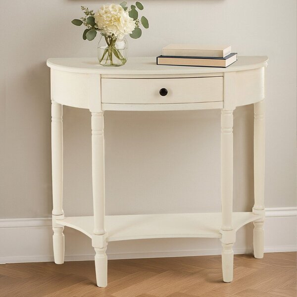Bijeli pomoćni stol od masivnog bora 33x81 cm Heritage – Premier Housewares