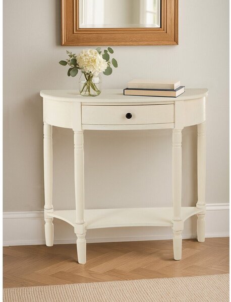 Bijeli pomoćni stol od masivnog bora 33x81 cm Heritage – Premier Housewares