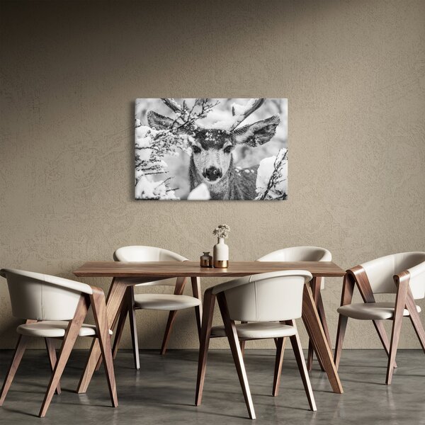 Slika - Jeleni zimi (90x60 cm)