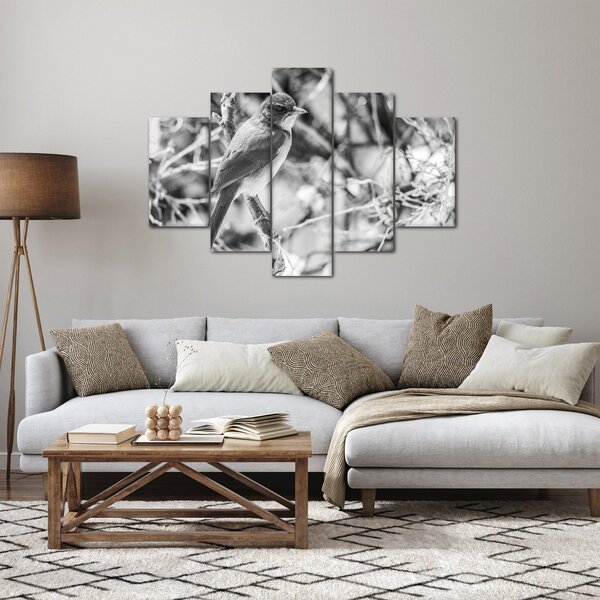 Slika - Plava ptica zimi (150x105 cm)