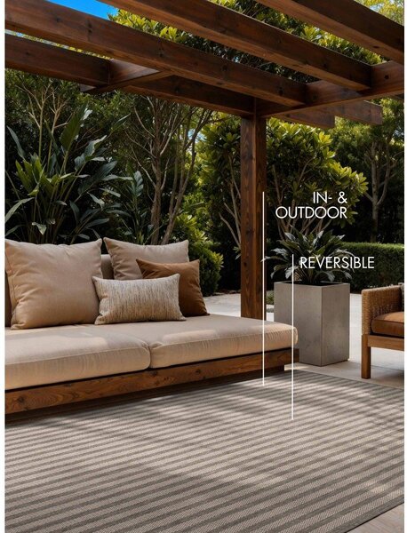 Sivi/krem unutarnji i vanjski tepih 120x170 cm Haringey Linley – Ted Baker