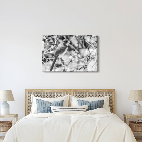 Slika - Plava ptica zimi (90x60 cm)