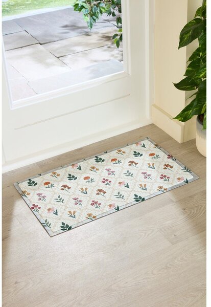 Otirač od PVC-a 40x70 cm Vintage Floral Stamp – Artsy Doormats