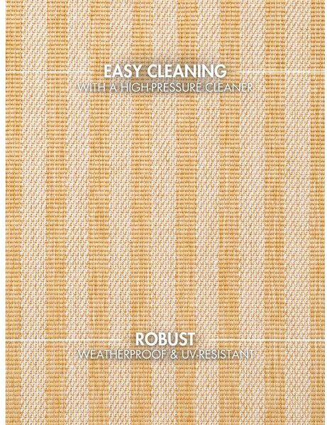 Oker žuti/krem unutarnji i vanjski tepih 120x170 cm Haringey Linley – Ted Baker