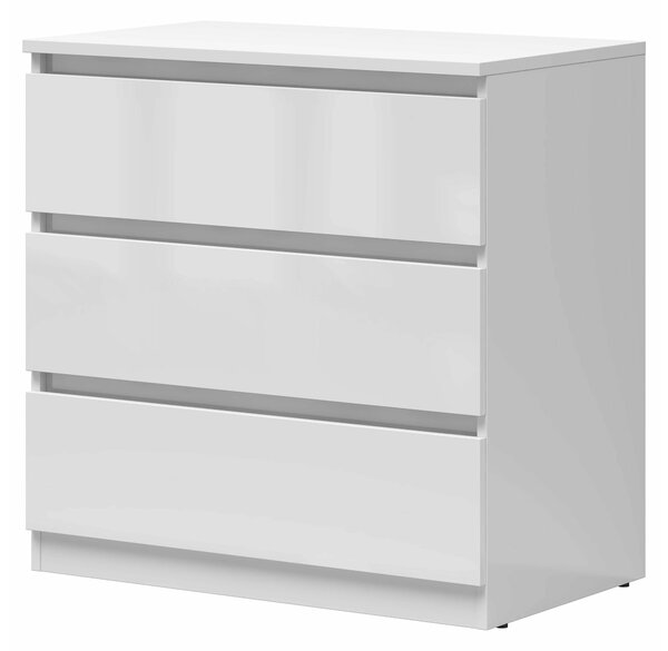 Komoda Tetrix 2 (bijeli sjaj)