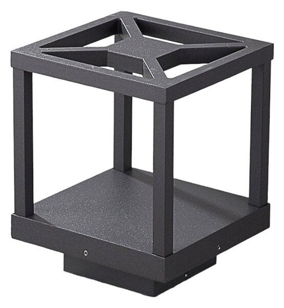 Vanjske Svjetiljka Lucande, Lealan, Crno, Terasa, Aluminij, Moderan