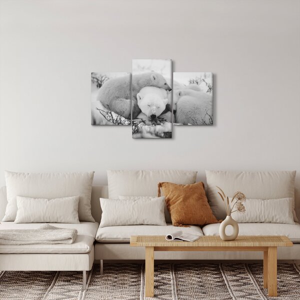 Slika - Polarni medvjedi (90x60 cm)