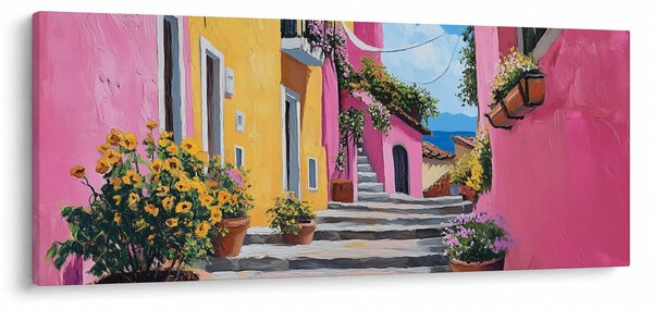 Slika - Ružičasta uličica (120x50 cm)