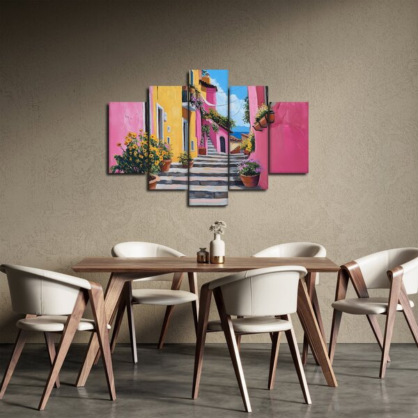Slika - Ružičasta uličica (150x105 cm)