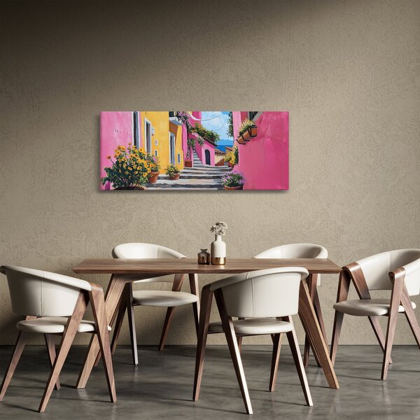 Slika - Ružičasta uličica (120x50 cm)