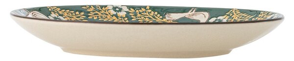 Zeleni desertni tanjur od kamenine ø 16 cm Hezha – Bloomingville
