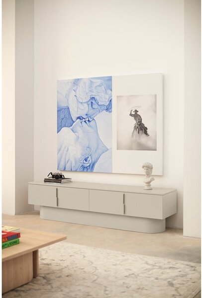 Bež TV komoda 200x50 cm Totem – Teulat
